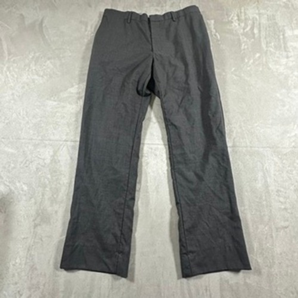 Banana Republic Dress Pants Mens Classic Fit 100% Wool 31/30 Grey
